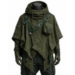 Apocalyptic Hooded Poncho Jacket