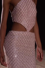 Beaded Pink Tulle Set