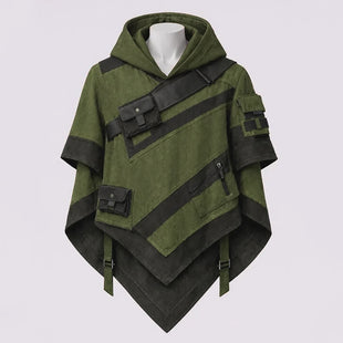 Oversized Knit Poncho Cape