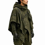 Apocalyptic Hooded Poncho Jacket