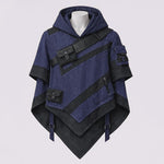 Oversized Knit Poncho Cape