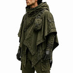 Apocalyptic Hooded Poncho Jacket