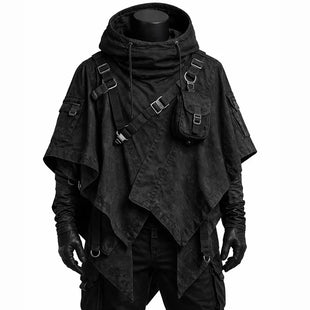 Apocalyptic Hooded Poncho Jacket