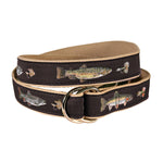 Freshwater Fish & Flies Ribbon D-Ring Belt