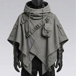 Apocalyptic Hooded Poncho Jacket